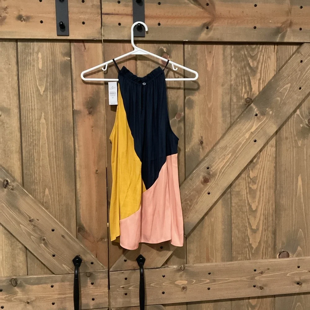 LOFT Color Block Swing Tank - Picture 2 of 4